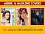 design professional eye catchy magazine cover