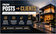 create real estate content strategy and post ideas that generate leads