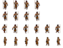 animate 8 bit pixel art character or animal gif sprite sheet for unity games