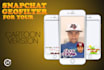 design a custom snapchat geofilter in 24 hours