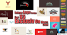 create UNIQUE Vintage logo
