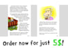 draw a book content illustration
