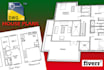 do AUTOCAD architecture 2D house plans with extensive details