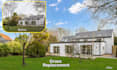 replace sky, green grass, and fire in fireplace in real estate photos