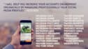 manage your social media page professionally