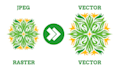 convert sketch into vector or svg