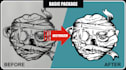 convert your sketch into detailed vector illustration