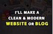 create a professional website or blog