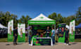 design a custom canopy tent, roll up banner and tablecloth