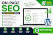 do on page SEO for wordpress website