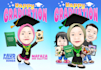 create custom illustration for birthday, graduation, or anniversary gift