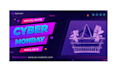 do custom black friday, cyber monday and new year sale banners