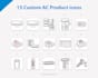 design custom vector icon sets in any style you like