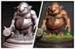 create detailed 3d character for animation and games