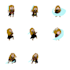 design your 2d pixel art character and animation
