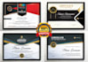 design premium professional certificate and award template