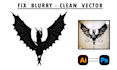 recreate, redesign, refresh and vectorize your logo