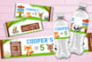 customize water bottle label for your parties and events