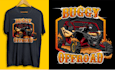 create amazing racing car motosport offroad t shirt design vector file