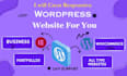 create a fast, secure and SEO ready wordpress website for your business