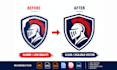 redraw, fix, modify, edit, revamp, recreate or redesign logo