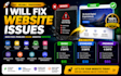 fix HTML CSS javascript PHP bugs and responsive website issues