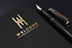 do modern minimalist luxury brand company logo design