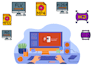 convert your powerpoint presentation or pdf to HD video