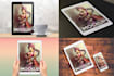 create 10 3d ebook  mockups
