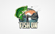 do the best fishing team and boat charter logo in 24 hours