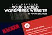 recover hacked wordpress website and  remove malware