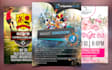 design event flyer, postcard and door hanger, brochure design