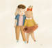 do a hand drawn  children illustration