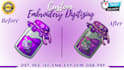 do professional embroidery digitizing in hours