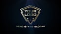 create 3d logo animation video intro shield and sword