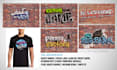 design a stylish graffiti inspired logo