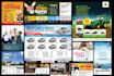 design fast print ads, magazine ads for 1 hr