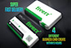 create 4 different business card design within 5 hours