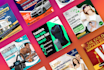 design premium facebook ads designs for meta