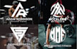 do modern  fitness,gym, warrior, sports and monogram 3d logo