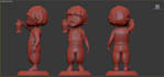model miniature character or poses for 3d printing