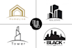 design real estate, construction, property or realtor logo