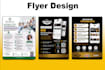 be your professional graphic designer for any design need