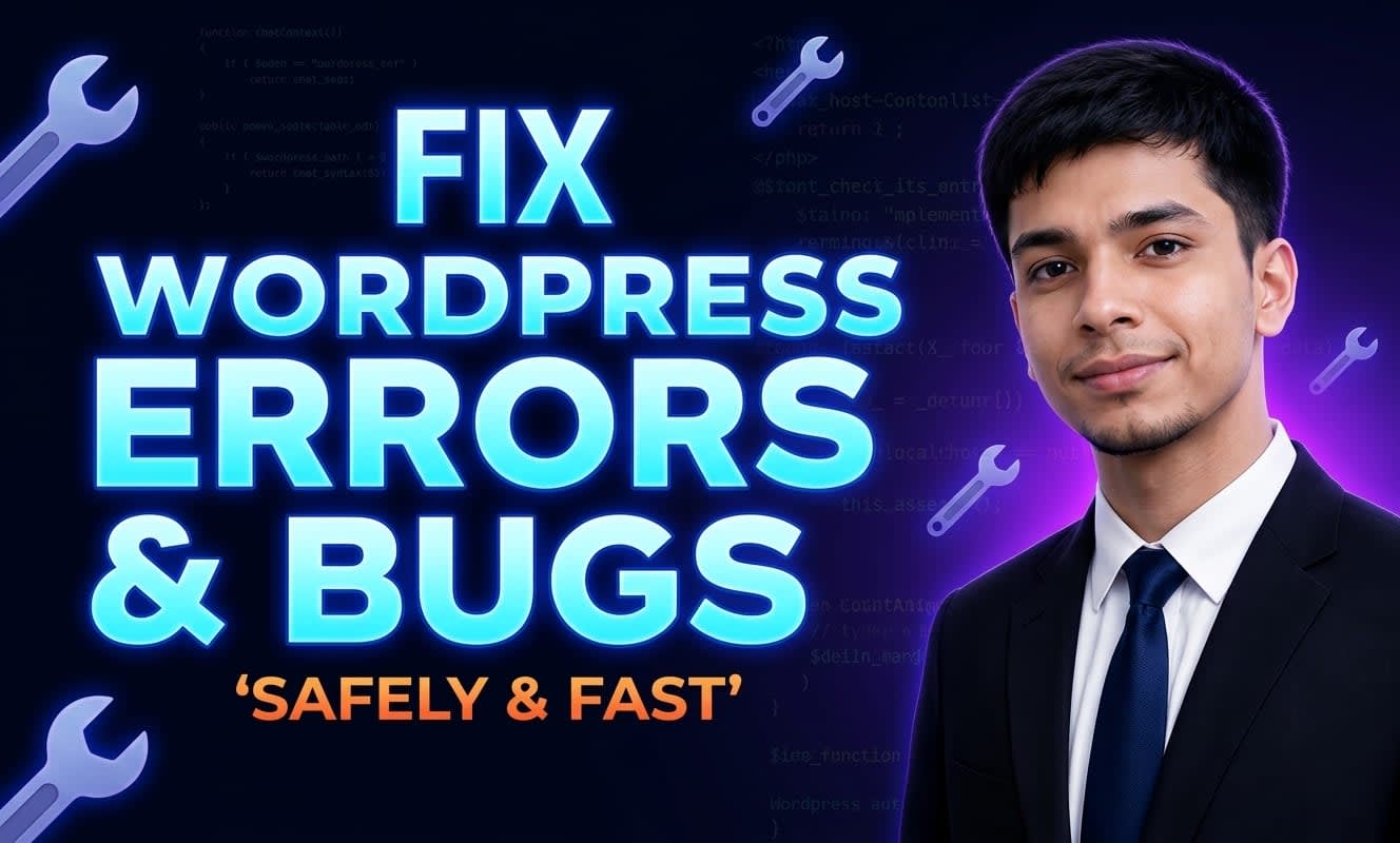 WordPress bug fixes gig