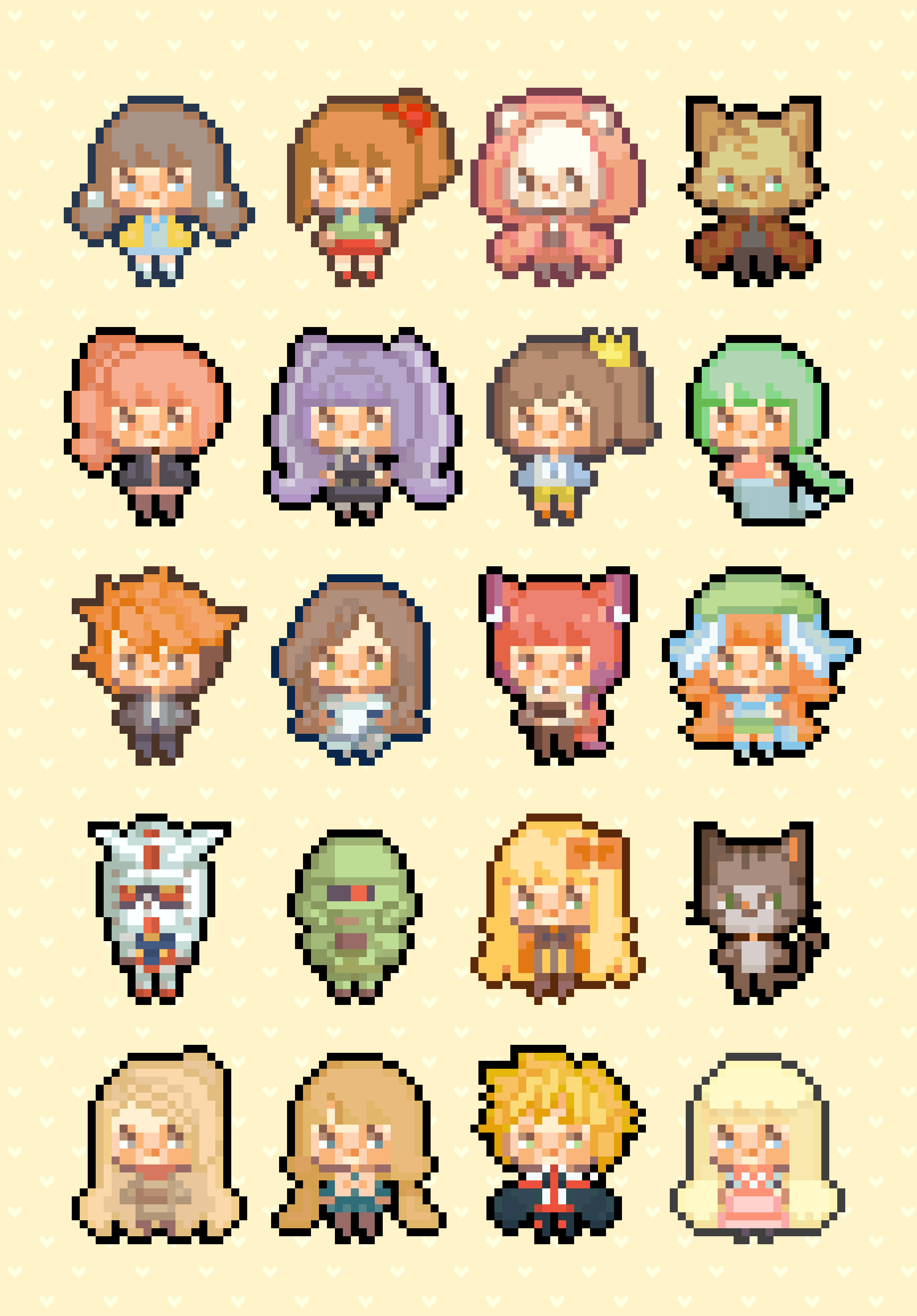 Mini Personaje De Pixel Art