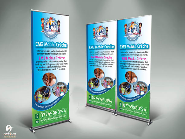 Expo, Signage, Roll Banner, Retractable, Tradeshow