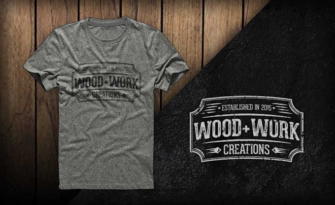 Create vintage typography t shirt or logo by Dimosserk