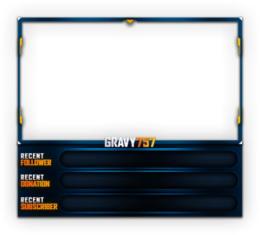 Design a professional twitch stream video overlay by Prlllnce