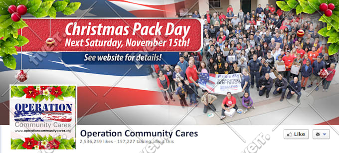 Design awesome christmas facebook cover and profile pic by Devmoorthi