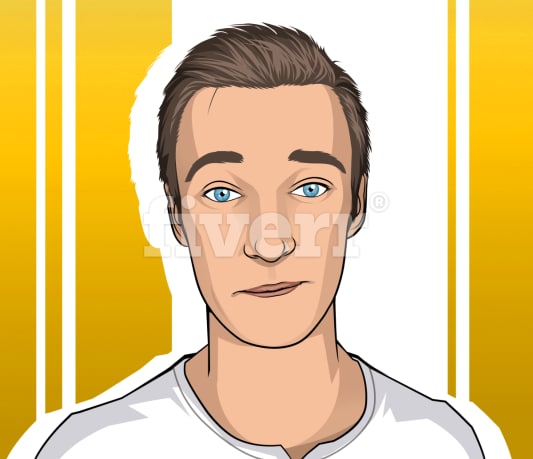 Draw cartoon from your photo by Ameagari